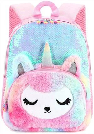 Shiny Unicorn Design Kid's Backpack