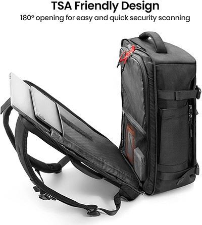 Black Travel Backpack