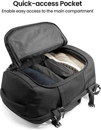 Black Travel Backpack